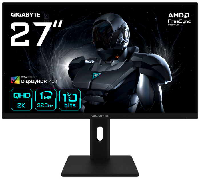 GIGABYTE G27Q3 Monitor Gaming 27” 2K QHD 320Hz 1ms IPS Negro