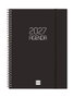 Finocam Agenda de Espiral 2027 Basic Opaque Negro