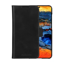 Samsung Funda de Libro en Cuero para Galaxy S25+, 17 cm (6.7"), Negro