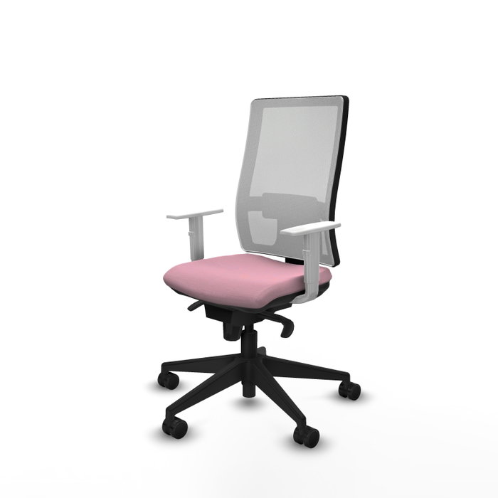 PIQUERAS Y CRESPO Silla de oficina Horna Rosa con mecanismo Sincro PIQUERAS Y CRESPO Silla de oficina Horna Rosa con mecanismo Sincro