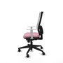 PIQUERAS Y CRESPO Silla de oficina Horna Rosa con mecanismo Sincro