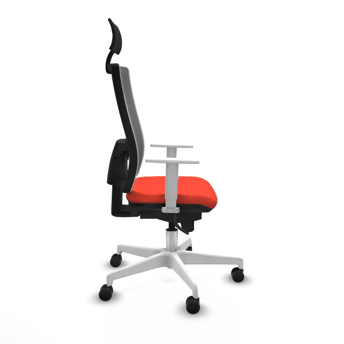 PIQUERAS Y CRESPO Silla de oficina Horna Naranja oscuro y Gris PIQUERAS Y CRESPO Silla de oficina Horna Naranja oscuro y Gris