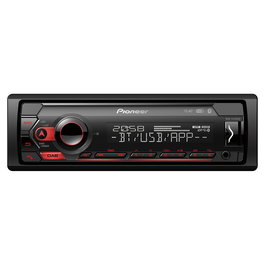 Pioneer MVH-S420DAB Auto Radio Receptor 1 DIN con Bluetooth, DAB/DAB+, USB, Aux, Control Llamadas, Pantalla LCD Blanca