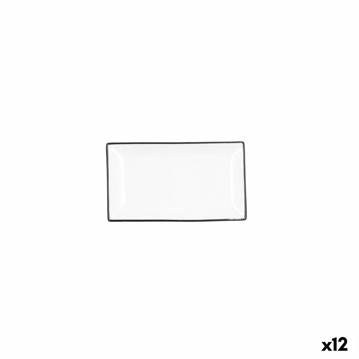 Quid Tapa Fríos Gastro Black 16,5x9,5x2 cm (6 Unidades)