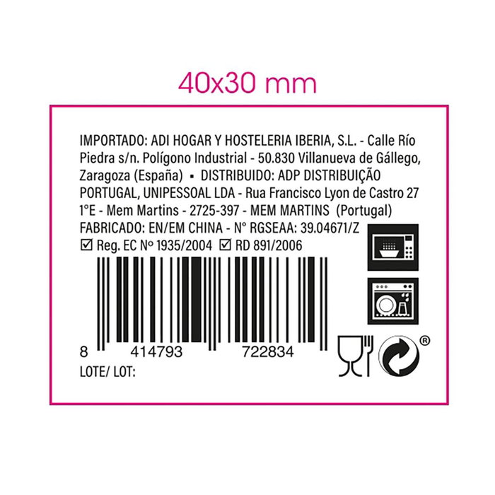Tapa Fríos Porcelana Gastro Black Quid 16,5x9,5x2 cm (6 Unidades)