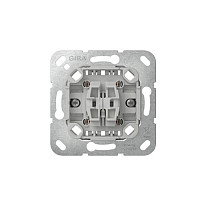 GIRA 315500 Interruptor oscilante Cromo, Gris