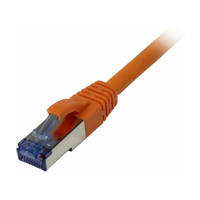 Synergy21 Patch Cable RJ45, CAT6A 500Mhz 0.5m Orange S-STP (S/FTP) GHMT Certified AWG26 - Componente Probado Synergy21 Patch Cable RJ45, CAT6A 500Mhz 0.5m Orange S-STP (S/FTP) GHMT Certified AWG26 - Componente Probado