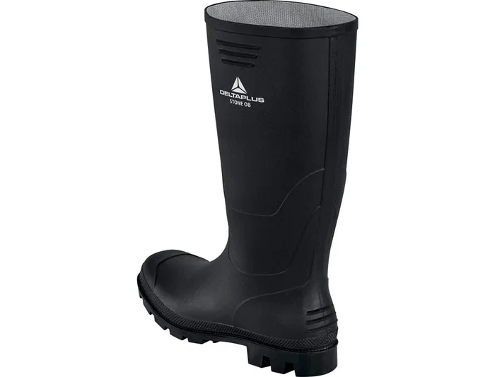 Deltaplus Botas de Seguridad Stone PVC Negro Suela de Tacos Talla 45