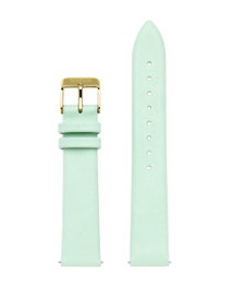 Watxandco Correa para Mujer Verde de Cuero 38mm