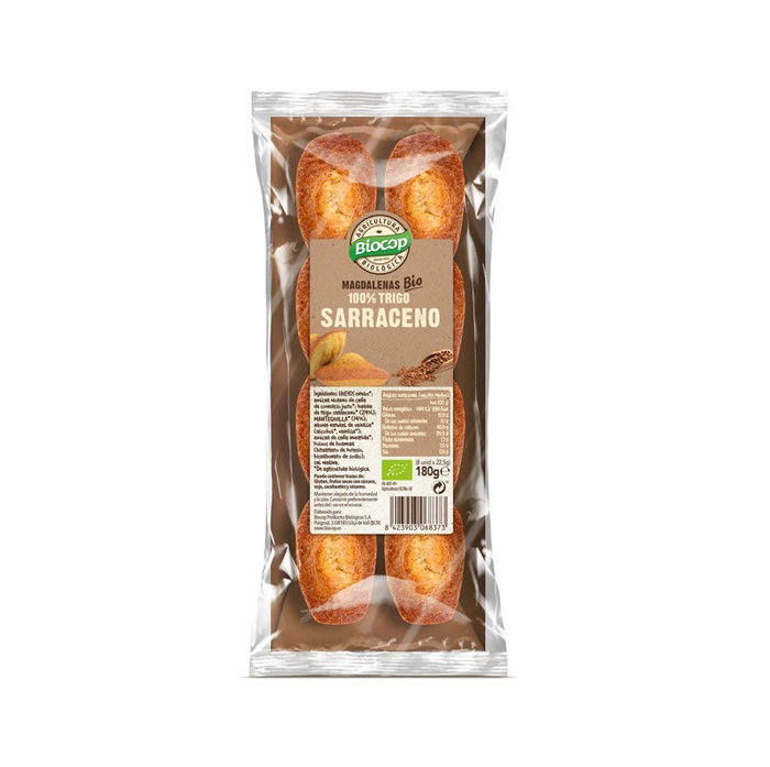 BIOCOP Magdalenas Trigo Sarraceno 100% BIO 183g BIOCOP Magdalenas Trigo Sarraceno 100% BIO 183g