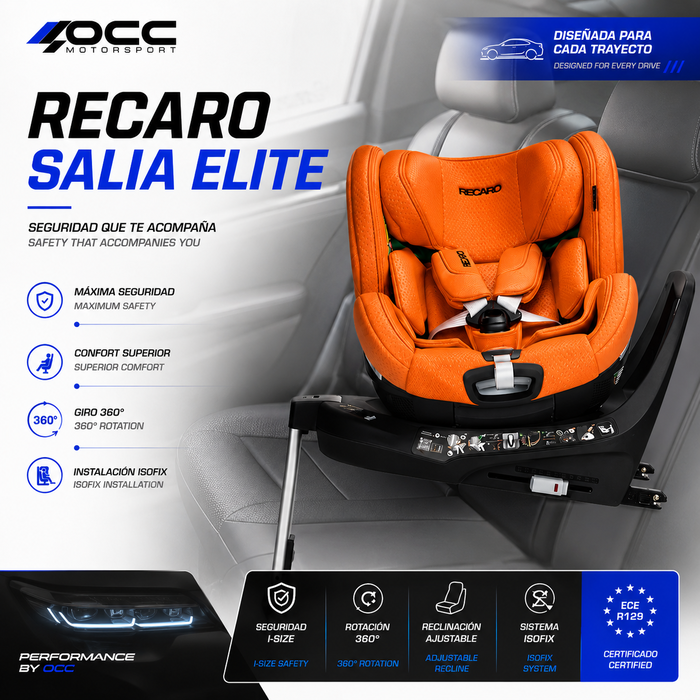Recaro XENON 1 KID 61-125cm Vibrant Orange Grupo 0 1 y 2