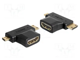 DeLOCK 65446 Adaptador HDMI-A hembra a HDMI-C/D macho