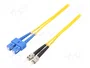 QOLTEC Cable de conexión de fibra óptica SC/UPC a ST/UPC, 3m, Duplex SMF