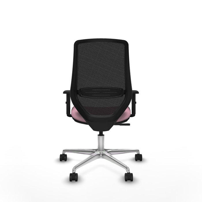 PIQUERAS Y CRESPO Silla de oficina Mardos con mecanismo Sincro Rosa y Negro