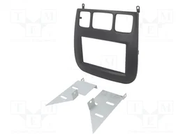 ACV Bastidor de montaje de radio 2 DIN para Mercedes S-Class (W220) Sedan 1998-2004, Negro