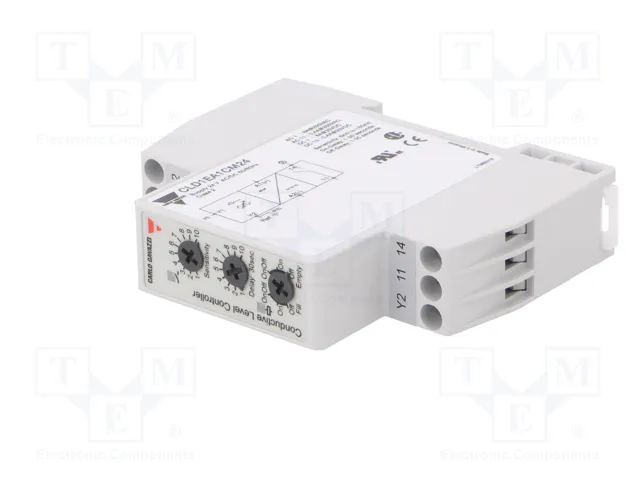 CARLO GAVAZZI CLD1EA1CM24 Relé de monitorización de nivel para líquido conductivo