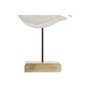 DKD Home Decor Escultura de Pez en Mango y Metal con Acabado Craquelado
