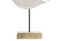 DKD Home Decor Escultura de Pez en Mango y Metal con Acabado Craquelado