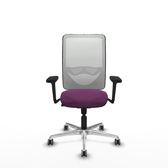 PIQUERAS Y CRESPO Silla de oficina Zulema con mecanismo Sincro, Morado y Blanco PIQUERAS Y CRESPO Silla de oficina Zulema con mecanismo Sincro, Morado y Blanco