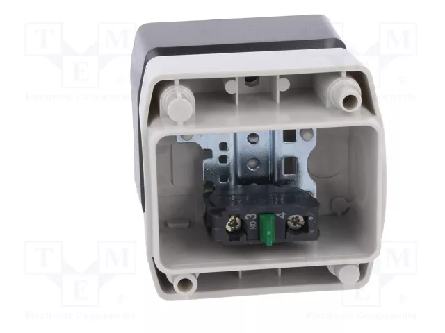 SCHNEIDER ELECTRIC Casete de Control Harmony XB5 Verde con 1 Botón Plano