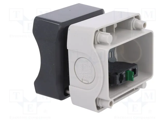SCHNEIDER ELECTRIC Casete de Control Harmony XB5 Verde con 1 Botón Plano