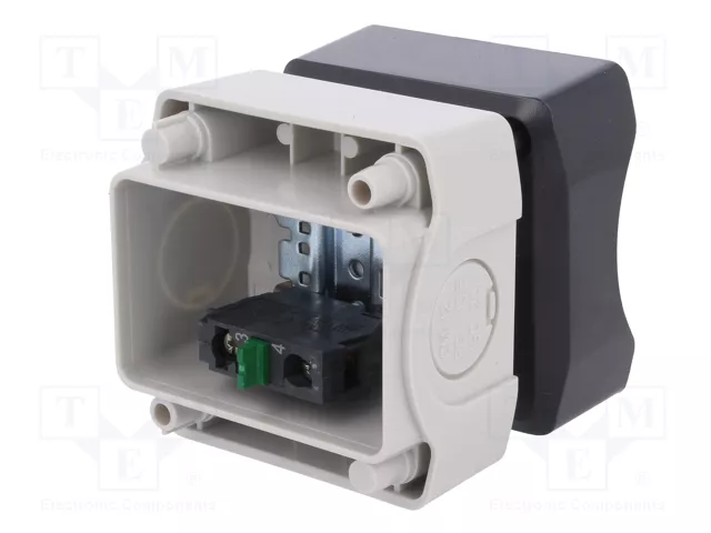 SCHNEIDER ELECTRIC Casete de Control Harmony XB5 Verde con 1 Botón Plano