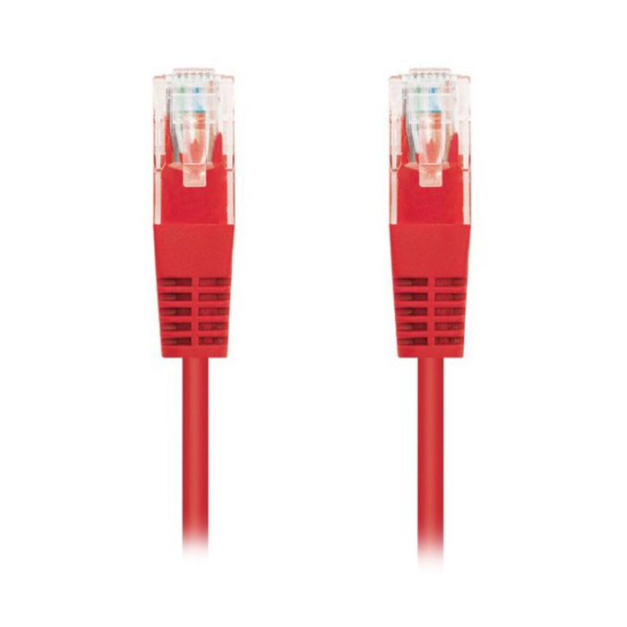 Nanocable Cable de Red RJ45 CAT.5e UTP 1m AWG24 - Rojo Nanocable Cable de Red RJ45 CAT.5e UTP 1m AWG24 - Rojo