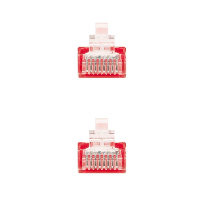 Nanocable 10.20.0101-R Cable de Red RJ45 Macho-Macho Cat5e UTP AWG24 1 Metro - Rojo