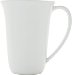 Alessi KU Set de 4 Tazas de Porcelana Blanca TI05/89