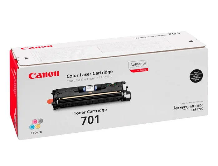 Canon CRG-701BK Tóner Negro para LBP5200 y MF8180C