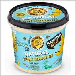 SKIN SUPER GOOD Crema Corporal Manteca Banana Split Nutritiva Hidratante con Plátano, Açaí y Coco Orgánicos 360ml