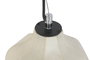 DKD Home Decor India lamps 2c25 Lámpara de Techo Urban Natural Blanco Roto Papel Acero 50 x 60.6 x 50 cm
