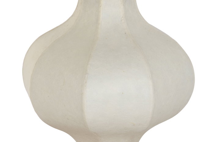 DKD Home Decor India lamps 2c25 Lámpara de Techo Urban Natural Blanco Roto Papel Acero 50 x 60.6 x 50 cm