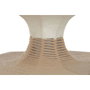 DKD Home Decor Lámpara de Techo de Papel y Acero LED Natural