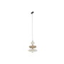 DKD Home Decor Lámpara de Techo de Papel y Acero LED Natural