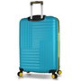 Zoozie Bags 8777 Maleta Turquesa Grande 77x51x28cm 100 Litros ABS Ruedas 360 Grados Candado