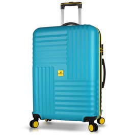 Zoozie Bags 8777 Maleta Turquesa Grande 77x51x28cm 100 Litros ABS Ruedas 360 Grados Candado