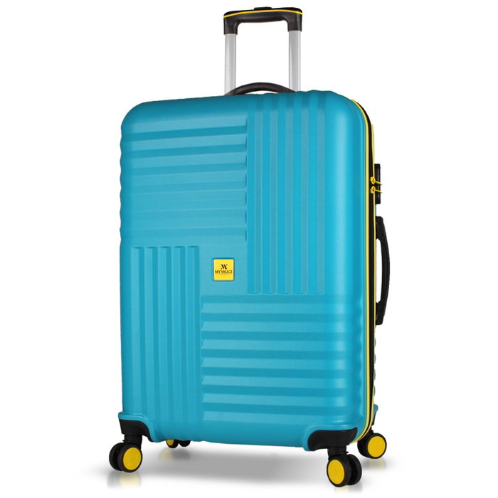 Zoozie Bags 8777 Maleta Turquesa Grande 77x51x28cm 100 Litros ABS Ruedas 360 Grados Candado Zoozie Bags 8777 Maleta Turquesa Grande 77x51x28cm 100 Litros ABS Ruedas 360 Grados Candado