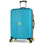 Zoozie Bags 8777 Maleta Turquesa Grande 77x51x28cm 100 Litros ABS Ruedas 360 Grados Candado