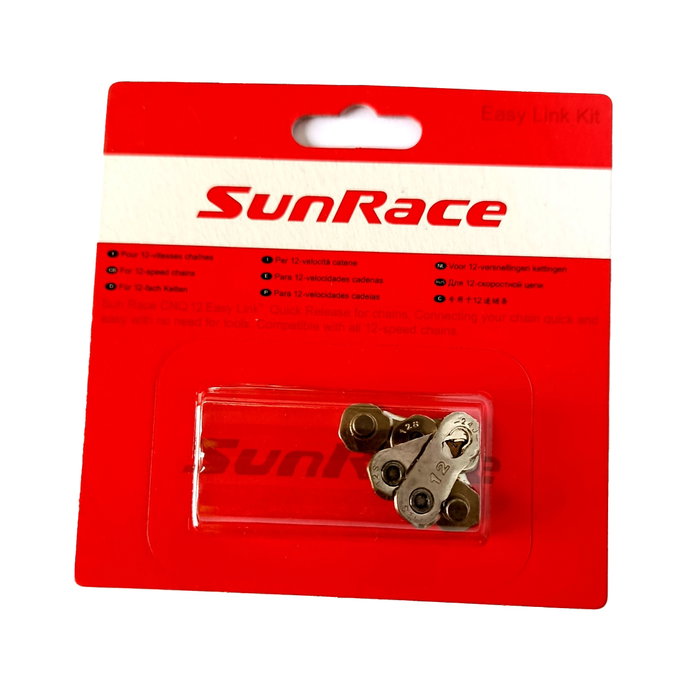 Sunrace Conector Cadena CNQ12E1 Flattop 12V Plata Sunrace Conector Cadena CNQ12E1 Flattop 12V Plata