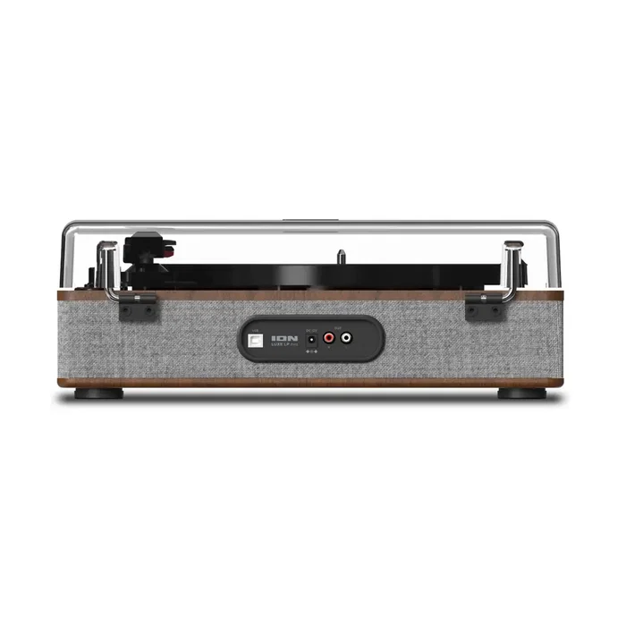ION Luxe Lp Tocadiscos Bluetooth USB con Altavoces Integrados y Conversión Digital, Reproductor de Vinilos 3 Velocidades con Salida RCA y Cubierta Antipolvo