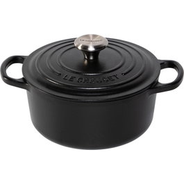 Le Creuset Cacerola Redonda Signature 18 cm Negro Mate
