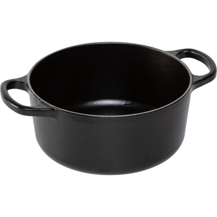 Le Creuset Cacerola Redonda Signature 18 cm Negro Mate Le Creuset Cacerola Redonda Signature 18 cm Negro Mate