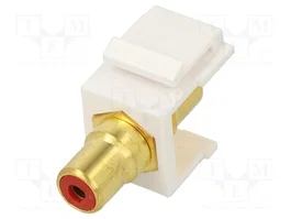 GOOBAY Conector RCA Keystone Blanco
