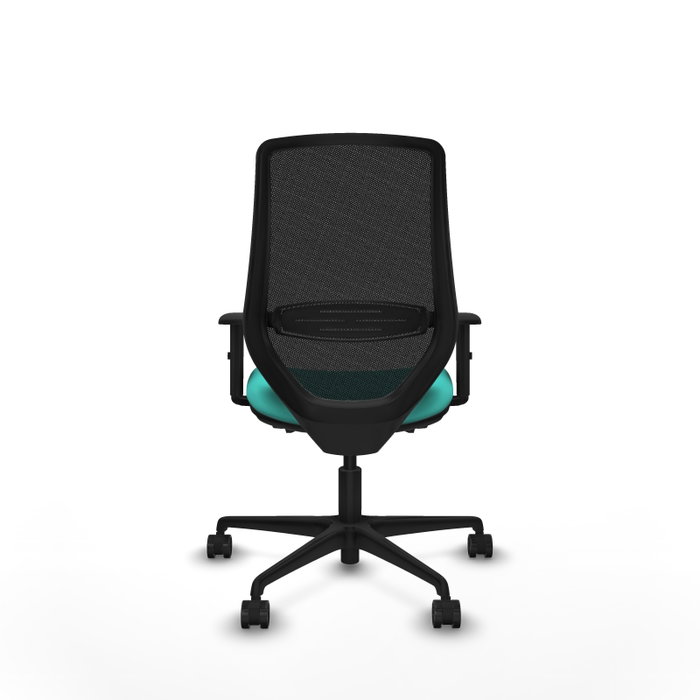 PIQUERAS Y CRESPO Silla de oficina Mardos Turquesa y Negro