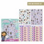 Cerdá Pack Pegatinas Gabby's Dollhouse Púrpura