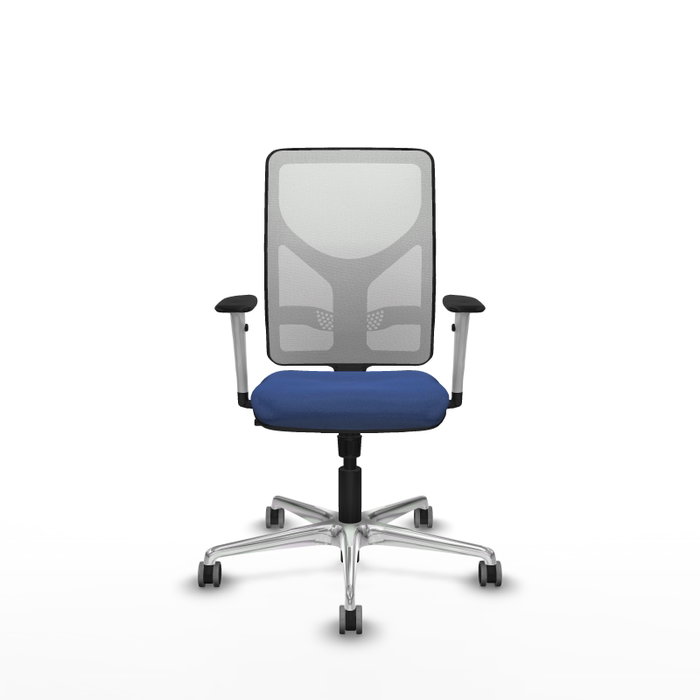 PIQUERAS Y CRESPO Silla de oficina Motilla con mecanismo Sincro, Azul marino y Blanco PIQUERAS Y CRESPO Silla de oficina Motilla con mecanismo Sincro, Azul marino y Blanco