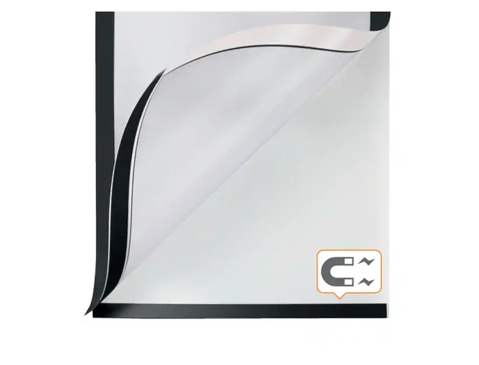 Nobo Marco Porta Anuncios Magnético Autoadhesivo DIN A3, Negro, Pack 2 Unidades