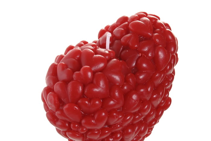 DKD Home Decor Vela Urban Rojo 6 x 8 x 10 cm Cera Parafina Fresa 24 Unidades