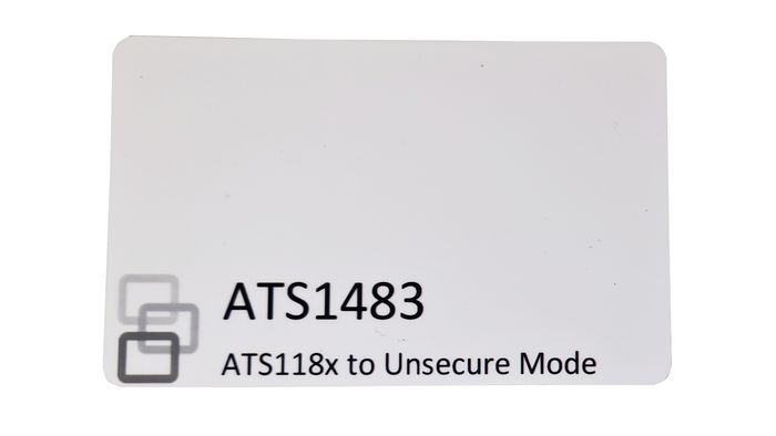 Aritech ATS118x Tarjeta de Configuración para Modo No Seguro de Lectores Mifare
